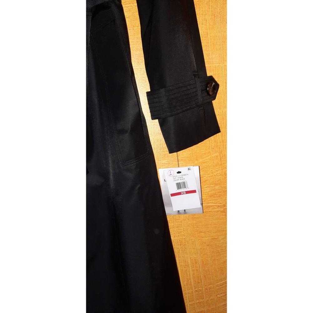 LONDON FOG HOODED TRENCH COAT - Picture 6 of 11